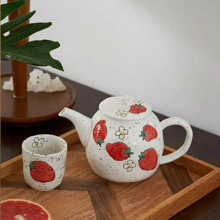 Charming Japanese Hand-Painted Teapot Set: A Must-Have for Tea Connoisseurs - Très Elite