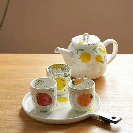 Charming Japanese Hand-Painted Teapot Set: A Must-Have for Tea Connoisseurs - Très Elite