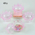 4Pcs Pink Crown