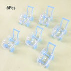 6Pcs Blue Carriage