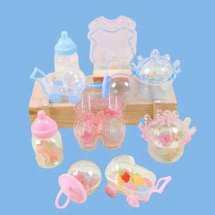 Charming Kawaii Baby Carriage Treat Box Collection - Ideal for Celebrating Little Ones - Très Elite