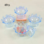 4Pcs Blue Crown