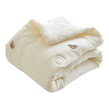 Charming Kawaii Bear Soft Cotton Baby Blanket Set - Ideal for Infants - Très Elite- Très Elite