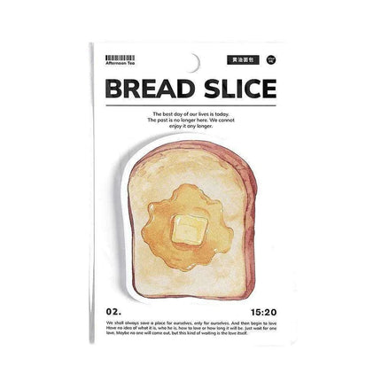 Charming Kawaii Bread & Brew Sticky Notes: Playful Memo Pad Collection - Très Elite