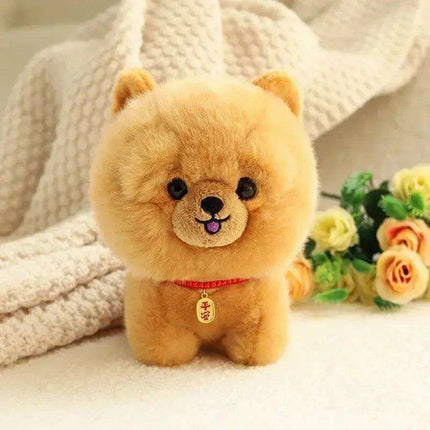 Charming Kawaii Chow-Pom-Corgi Mix Plush Pet Doll - Très Elite