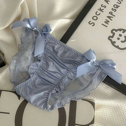 Charming Kawaii Satin Ruffle Panties - Lolita Underwear in M, L, XL Sizes - Très Elite