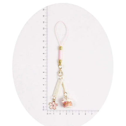 Charming Maneki Neko Keychain - Cute Japanese Lucky Cat Phone Charm for Thoughtful Gifts and Couples - Très Elite