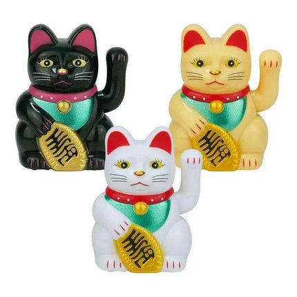 Charming Maneki Neko Waving Cat Statue - Your Beacon of Joy and Abundance - Très Elite