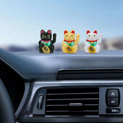 Charming Maneki Neko Waving Cat Statue - Your Beacon of Joy and Abundance - Très Elite
