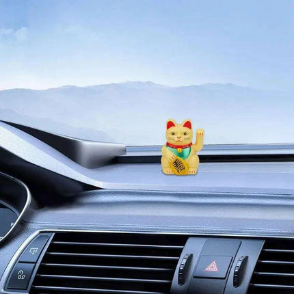 Charming Maneki Neko Waving Cat Statue - Your Beacon of Joy and Abundance - Très Elite