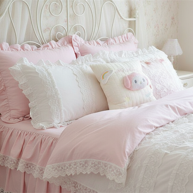 Charming My Melody &amp; Kuromi Plush Cushions - Adorable Sanrio Home Decor Collection