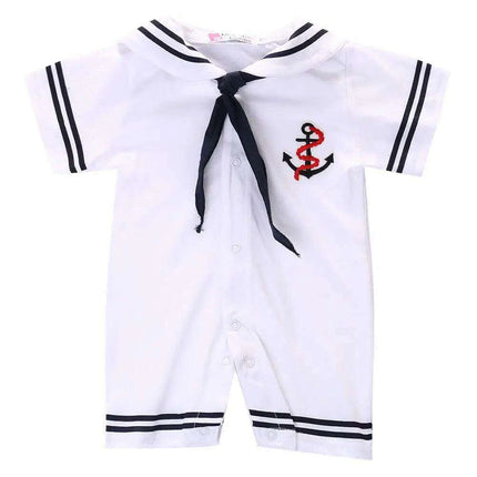 Charming Nautical-Themed Baby Jumpsuit for Infants and Toddlers - Stylish One-Piece Romper for Boys and Girls - Très Elite