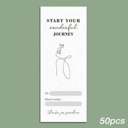 Charming "Nice To Meet You Too" Adhesive Thank You Seals - Pack of 20-50 - Très Elite