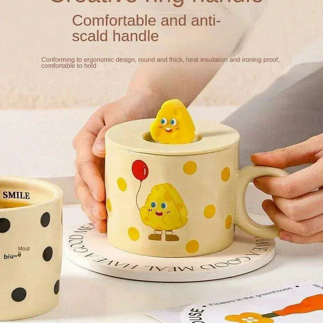 Charming Panda Pair Ceramic Coffee Mugs - A Delightful Duo