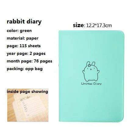 Charming Rabbit Faux Leather Notebook - A Creative Writing Delight - Très Elite
