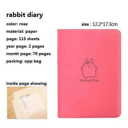 Charming Rabbit Faux Leather Notebook - A Creative Writing Delight - Très Elite