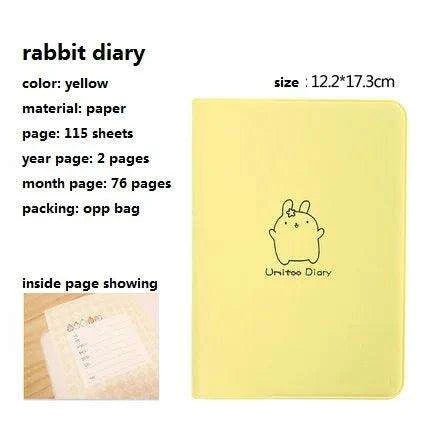 Charming Rabbit Faux Leather Notebook - A Creative Writing Delight - Très Elite