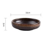 Charming Retro Japanese Stoneware Tableware Set: Ideal Bowls and Plates for Noodles, Soups, and Desserts - Très Elite