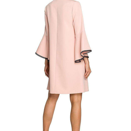 Charming Ruffle Sleeve A-Line Dress - Très Elite
