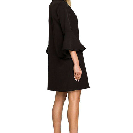 Charming Ruffle Sleeve A-Line Dress - Très Elite