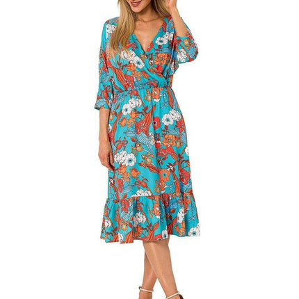 Charming Ruffled Midi Dress for Summer