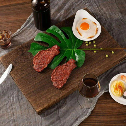 Charming Rustic Wood Serving Tray with Comfortable Handles - Ideal Multi-Purpose Centerpiece for Every Gathering - Très Elite