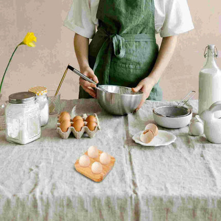 Charming Rustic Wooden Egg Organizer for Kitchen and Fridge Storage - Très Elite