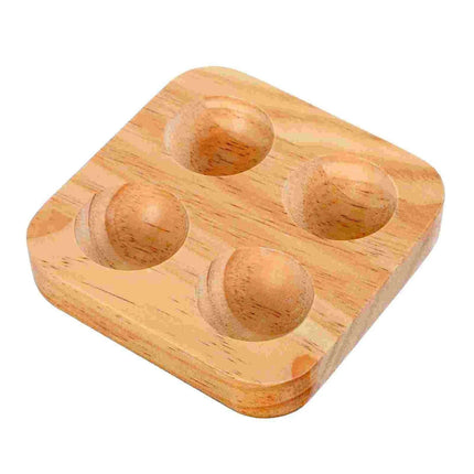 Charming Rustic Wooden Egg Organizer for Kitchen and Fridge Storage - Très Elite