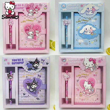 Charming Sanrio Characters Stationery Set with Gel Pens and Planner for Organization - Très Elite