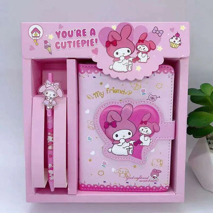 Charming Sanrio Characters Stationery Set with Gel Pens and Planner for Organization - Très Elite