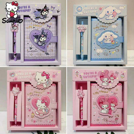Charming Sanrio Characters Stationery Set with Gel Pens and Planner for Organization - Très Elite