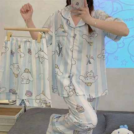 Charming Sanrio Hello Kitty Cosplay Pajama Set for Cozy Nights - Très Elite