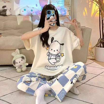 Charming Sanrio Hello Kitty Cosplay Pajama Set for Cozy Nights - Très Elite