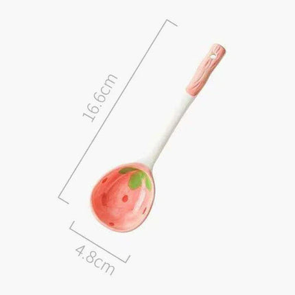 Charming Strawberry Bliss Ceramic Noodle Bowl Collection - Très Elite