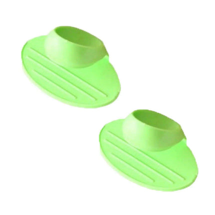 Charming Tiny Bow-Designed Heat-Resistant Silicone Oven Mitts - Set of 2 Mini Pot Holders for Safe Cooking..
