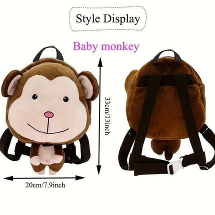 Charming Toddler Animal Backpack with Safety Leash for Secure Adventures