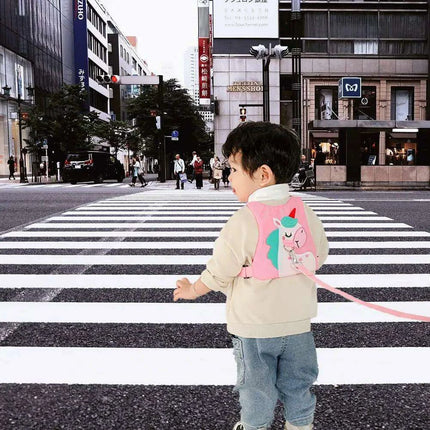 Charming Toddler Safety Backpack with Angel Wings and Anti-Lost Wrist Link - Très Elite