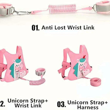 Charming Toddler Safety Backpack with Angel Wings and Anti-Lost Wrist Link - Très Elite