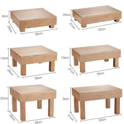 Charming Vintage Wooden Multi-Tier Treat and Snack Display Rack for Events and Celebrations - Très Elite