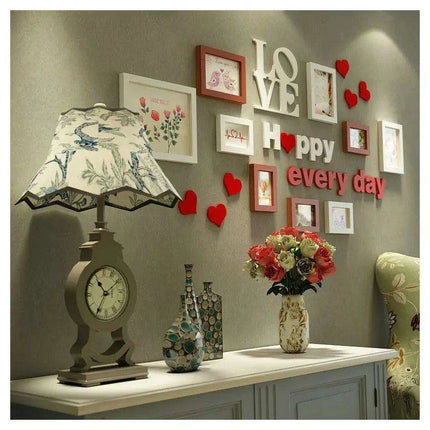 Charming Wedding Memory DIY Photo Frame Collection – Set of 12..