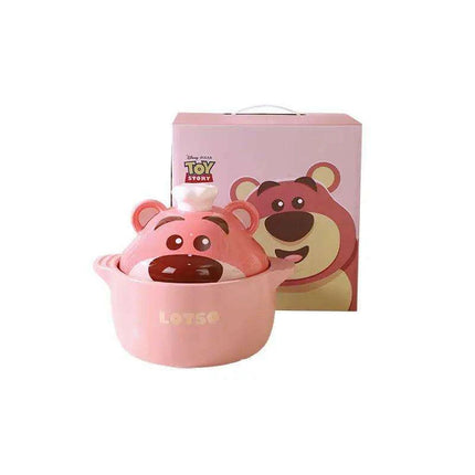 Charming Winnie the Pooh Ceramic Casserole for Gas Stove Cooking - Très Elite