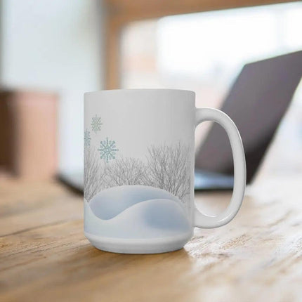 Charming Winter Snowman Ceramic Mug - Delight in Festive Sips