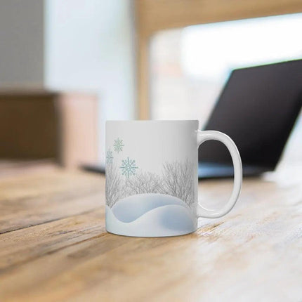 Charming Winter Snowman Ceramic Mug - Delight in Festive Sips