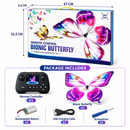 Bionic RC Flying Butterfly – Flapping Wing Stage Prop & Performance Drone
