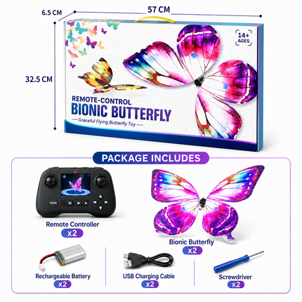 Bionic RC Flying Butterfly – Flapping Wing Stage Prop & Performance Drone