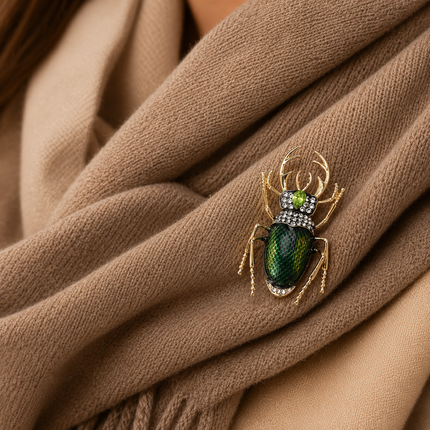 Beaut&Berry Enamel Longicorn Beetle Brooch - Stylish Insect Pin for Wo Brooches beaut-berry-trendy-enamel-longicorn-beetle-brooches-for-women-insect-pins-friends-party-gifts-banquet-jewellery-accessories