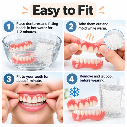 Denture Silicone Liner Kit — Soft Cushion Liners for Upper & Lower Dentures Denture Cleaners denture-silicone-kit-silicone-liners-soft-kit-soft-denture-kit-teeth-upper-and-lower-set-easy-use-dental-care Health & Beauty > Oral Care > Dentures & Dental Appliances > Denture Adhesives & Accessories