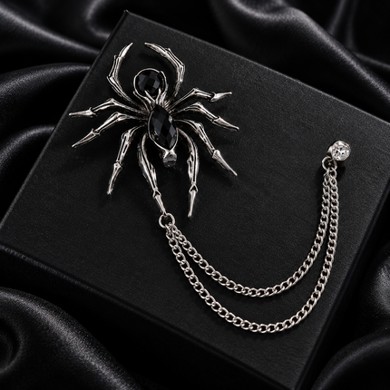 Spider Brooch for Men, Statement Lapel Pin with Secure Clasp Brooches new-mens-personalized-suit-accessories-brooch-european-and-american-fashion-versatile-animal-shaped-niche-spider Clothing, Shoes & Jewelry > Men > Jewelry > Brooches & Lapel Pins