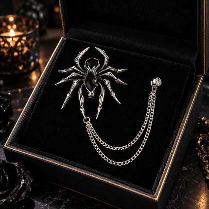 Spider Brooch for Men, Statement Lapel Pin with Secure Clasp Brooches new-mens-personalized-suit-accessories-brooch-european-and-american-fashion-versatile-animal-shaped-niche-spider Clothing, Shoes & Jewelry > Men > Jewelry > Brooches & Lapel Pins