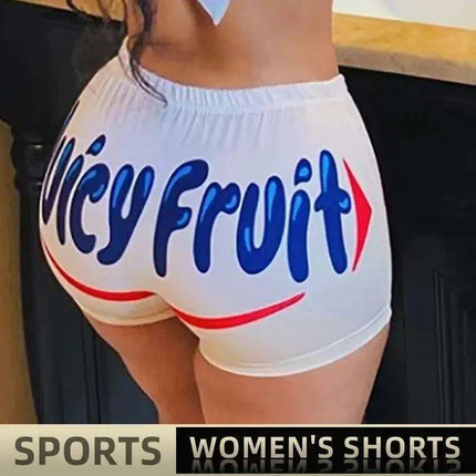 Cheerful Emoji Print Women's Sleep Shorts in Soft White - Sizes S, M, L - Très Elite